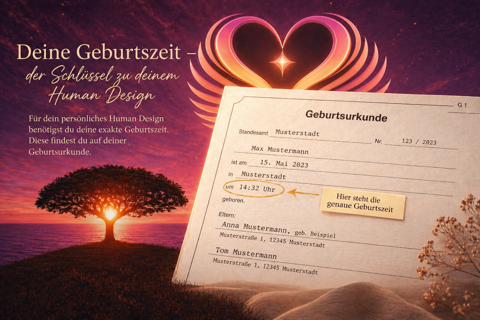 Wie wichtig ist die genaue Geburtszeit im Human Design